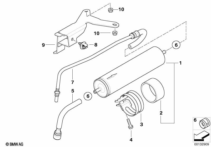 Топливный фильтр/топливопровод