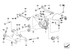 Балка заднего моста/подвеска колеса