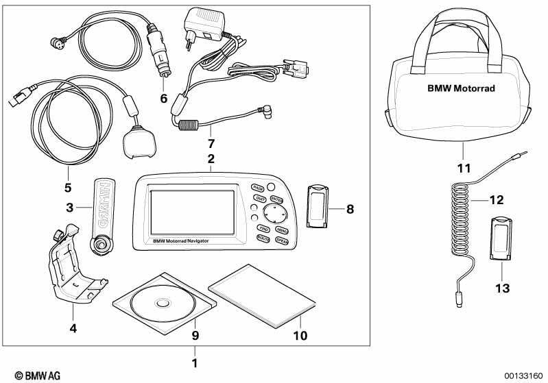 Навигатор BMW Motorrad Европа