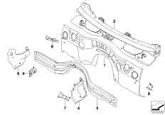 Детали щитка передка