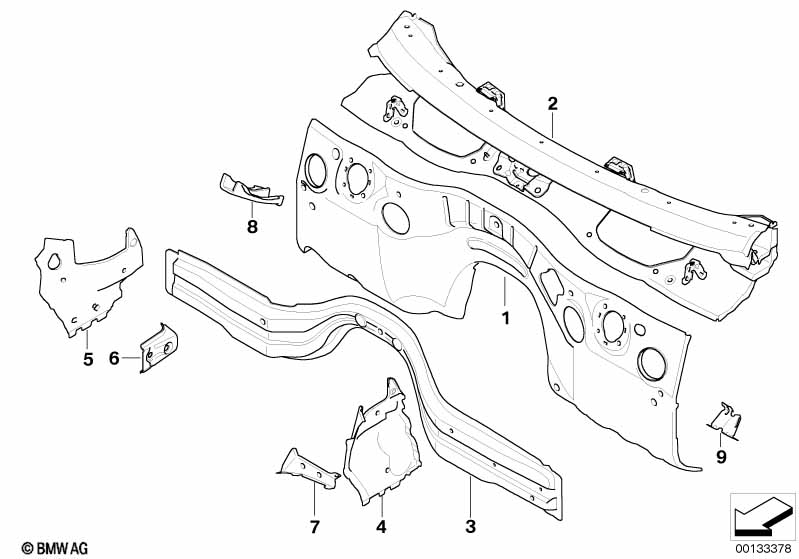 Детали щитка передка