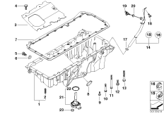 Масляный картер/маслоизмерит.приспособл.