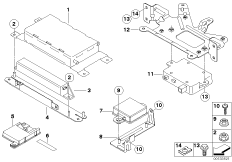 Детали SA 644 в багажнике
