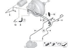 К-т трубопровода торм.сист.в мот.отсеке