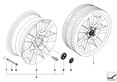 Л/c диск BMW со звездообр.спиц.диз.169