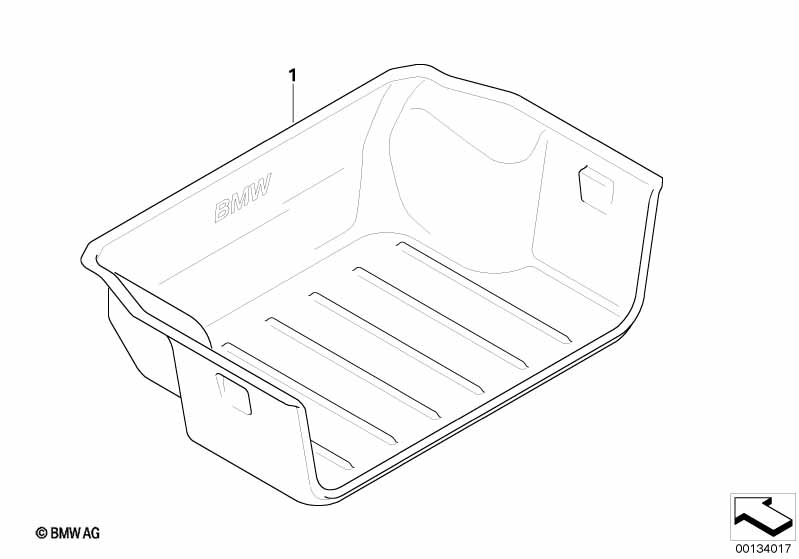 Поддон багажного отделения