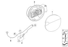 Заслонка заливного отверстия