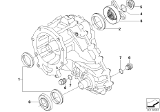 Детали раздаточной коробки LWX 500