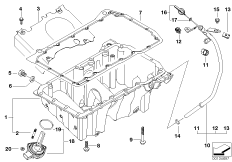 Масляный картер/маслоизмерит.приспособл.