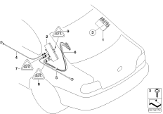 Детали антенны на заднем стекле