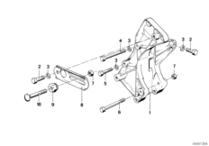 Элементы крепления генератора