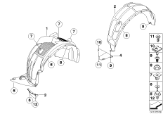 Защитный кожух колесной ниши