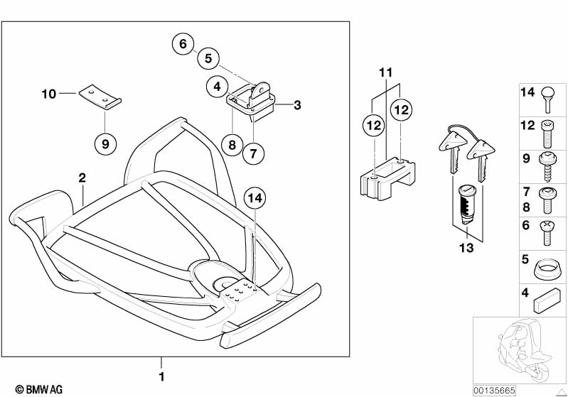 Комплект дооснащения леерами