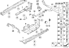 Детали кузова съемные/ днище Зд