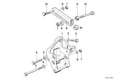 Элементы крепления генератора
