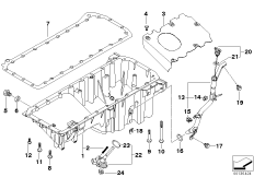 Масляный картер/маслоизмерит.приспособл.
