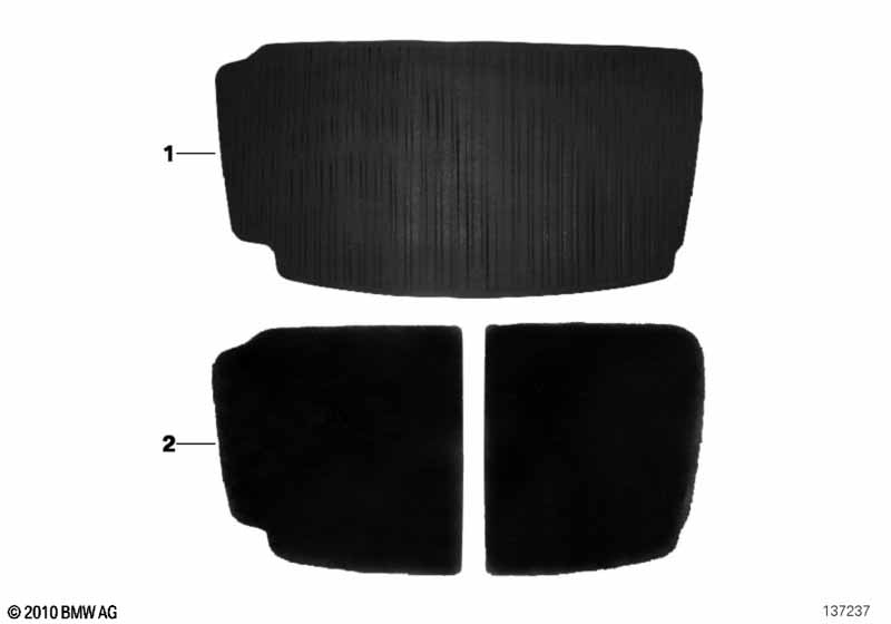 Коврик багажника