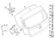 Багажная дверь/детали