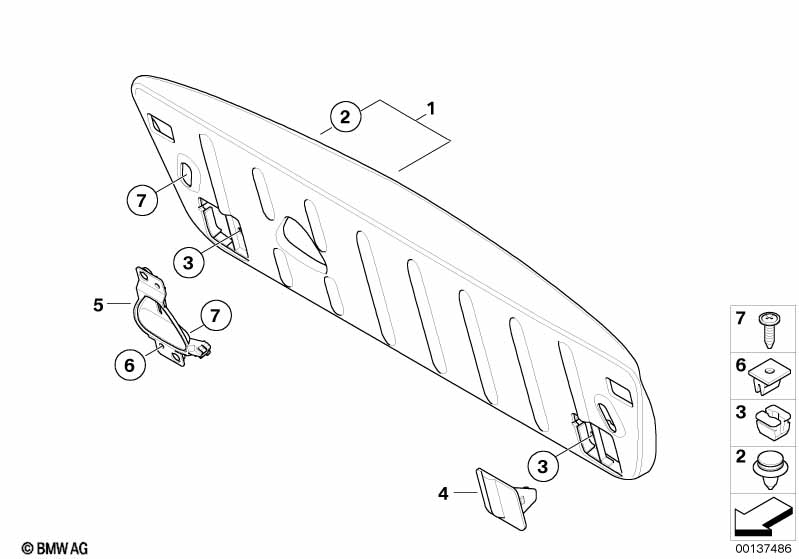 облицовка багажной двери