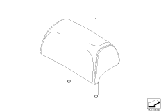 Инд.подголовник спортивного сиденья Зд