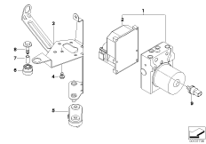 Гидроагрегат DSC/ЭБУ/кронштейн