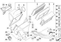 Глушитель шума всасывания воздуха