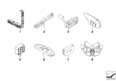 Трубопровод торм.привода Пд /крепление