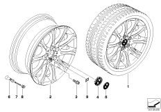 Л/c диск BMW со сдв.сп., M-ст.диз.135