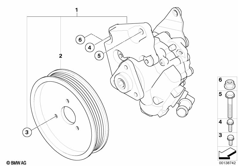 Болт с шестигранной головкой с шайбой