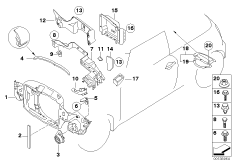 Различные детали кузова