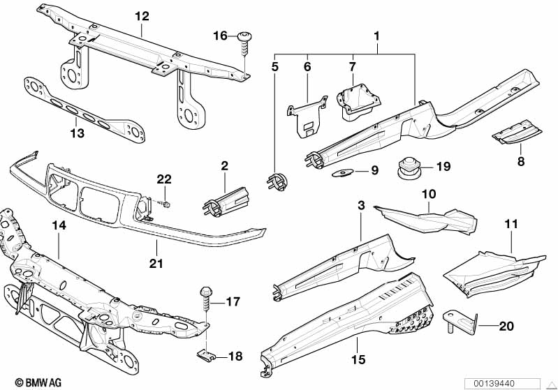 детали передка кузова