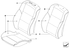 Инд. обивка спортивного сиденья Пд