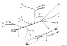 Жгут проводов регулировки объема ОГ