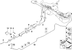 Топливопровод/ элементы крепления