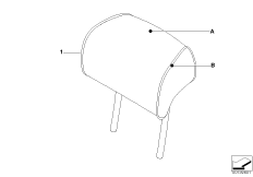 Инд.подголовник базового сиденья Зд