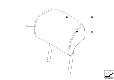 Инд.подголовник спортивного сиденья Зд