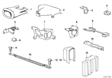 Элементы крепления жгута проводов