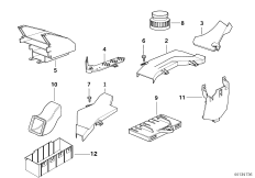 Кабельный канал/кронштейн ЭБУ