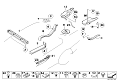 Различные детали кузова