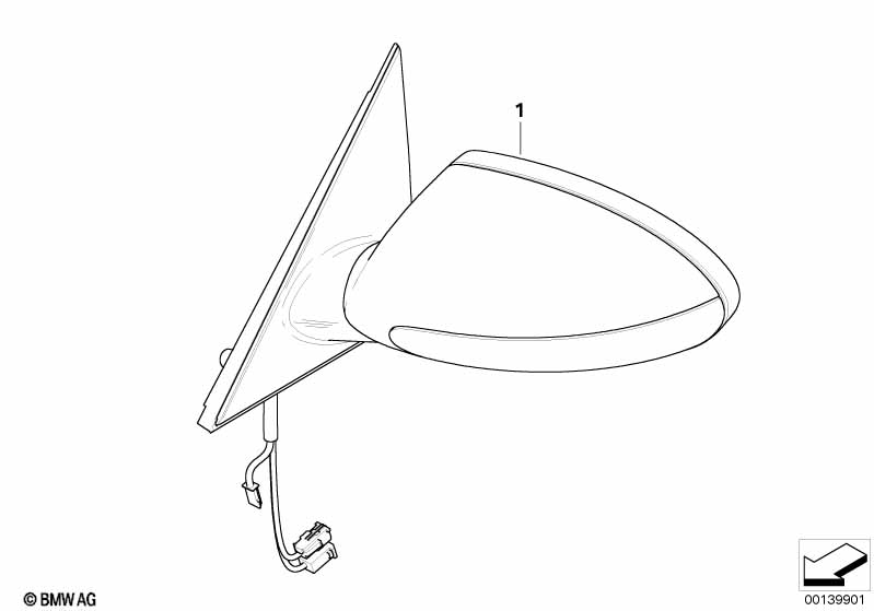 Наружное зеркало M