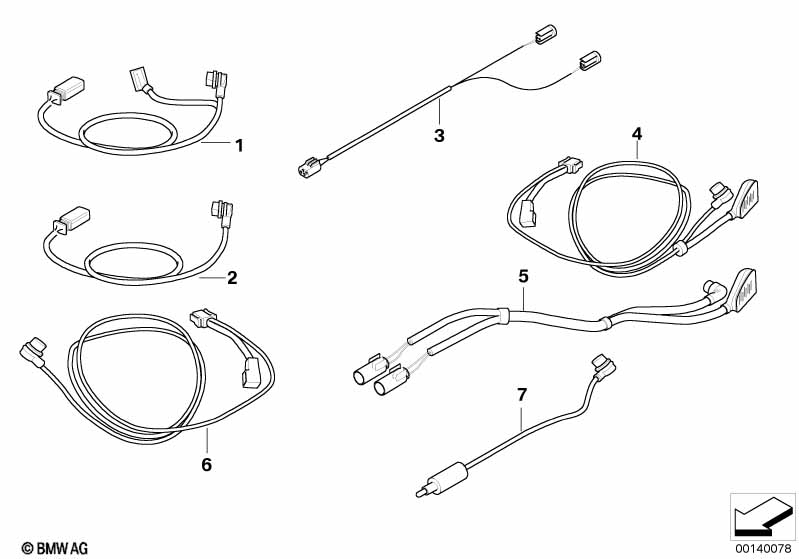 Соединительный провод системы навигации