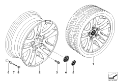 Л/c диск BMW со сдвоенными спиц.диз.156