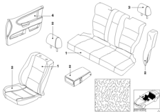 Мерный товар индив.отделка тканью Pucci
