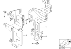 Элементы крепления CD-чейнджера