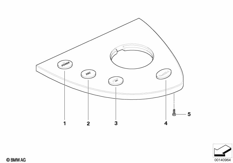 Накладка переключ.рыч.преселектора SMG