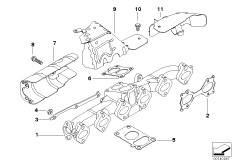 Выпускной коллектор-рециркуляция ОГ