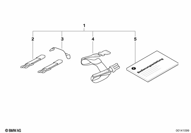 Детали креплений сумки на баке