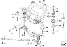 балка заднего моста