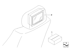 DVD для пассажиров на задних сиденьях