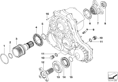 Детали раздаточной коробки NV 124